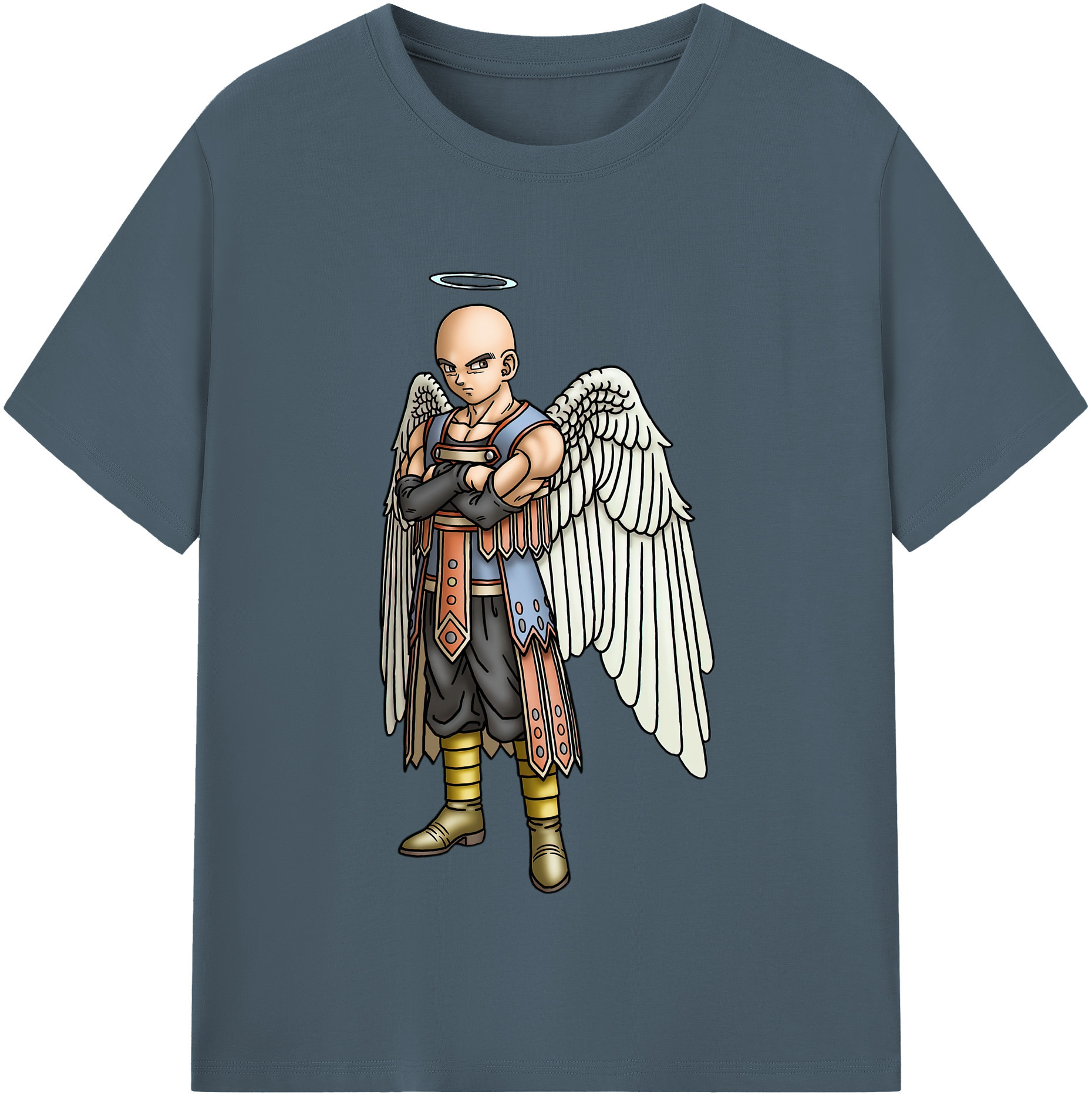 （画像用） ドラゴンクエスト Doragon Kuesuto Dragon Quest 綿100％半袖Tシャツ（フロントプリント）